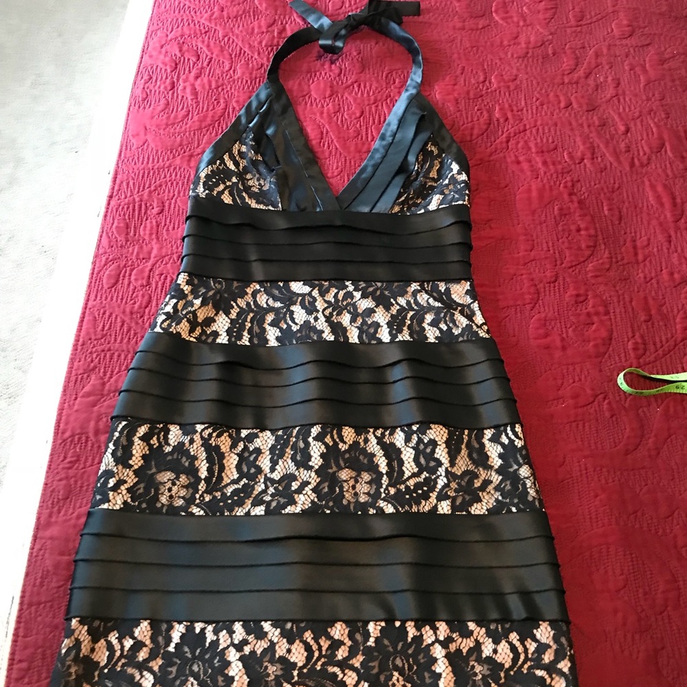 BCBG Max Azria halter cocktail dress